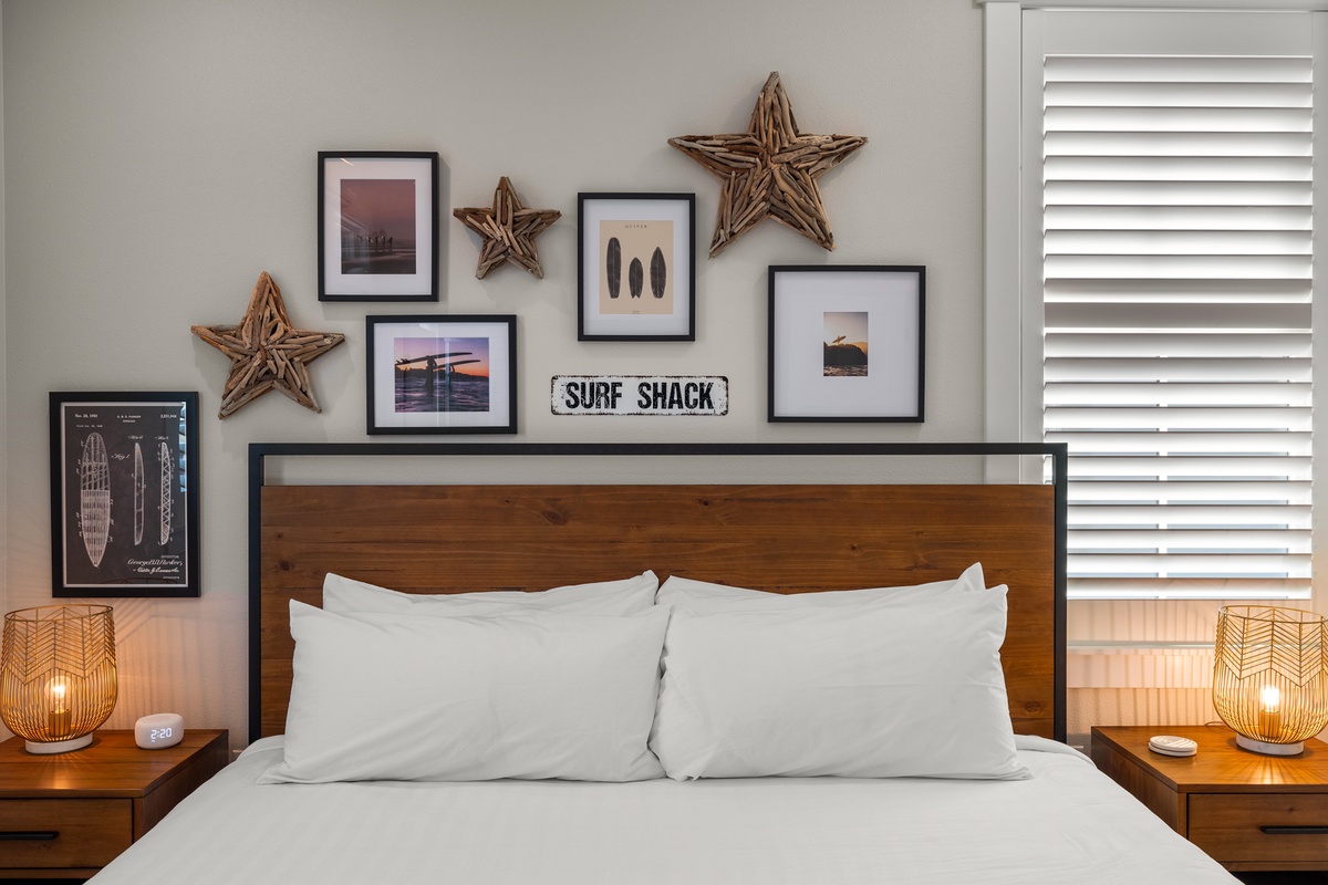 Primary king bed