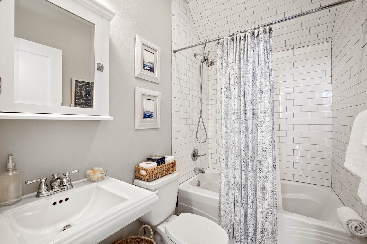Full bathroom located upstairs