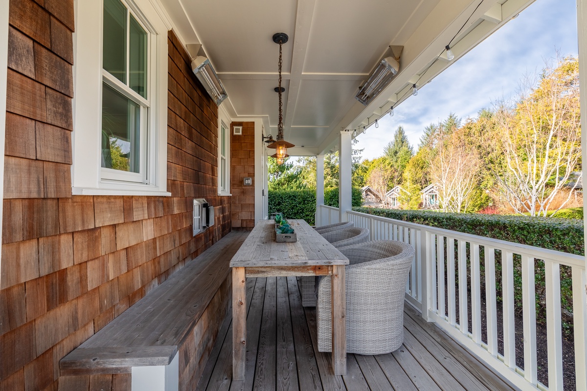 Porch outdoor table