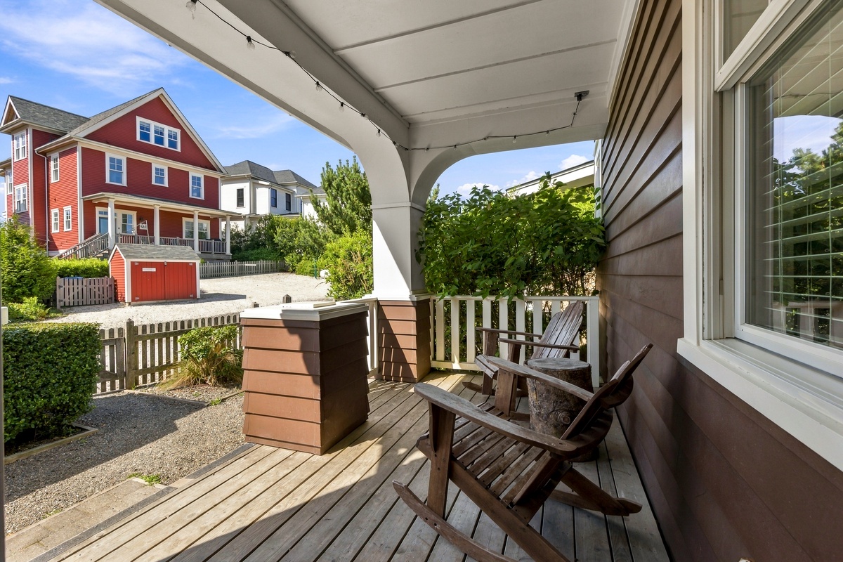 Covered front porch
