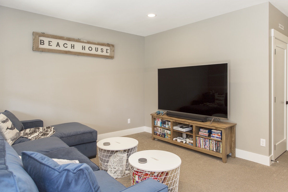 lower level media room