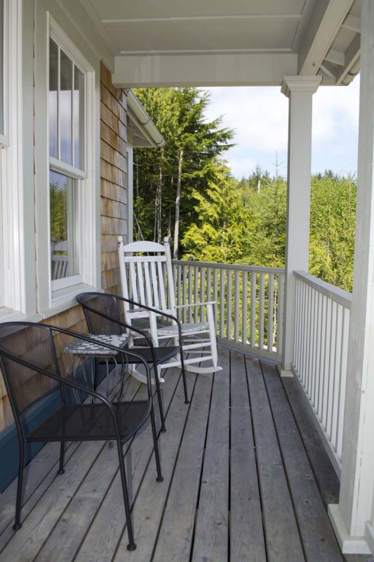 Captain`s Quarters Porch with Chairs