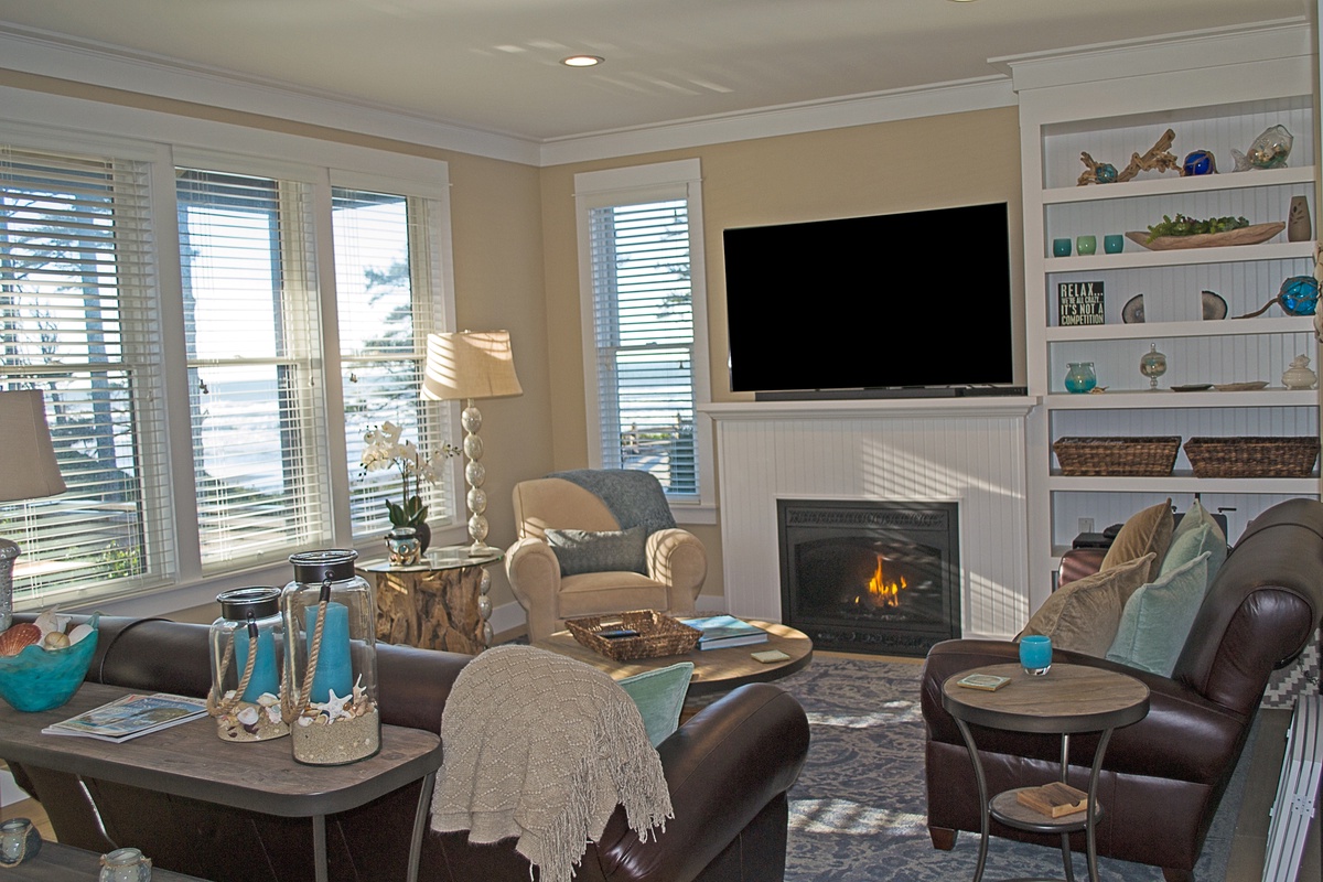 Ocean views from living room