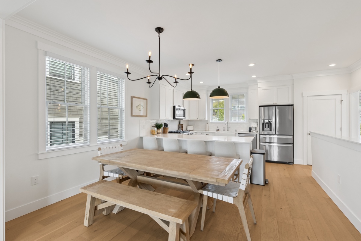 Open concept dining