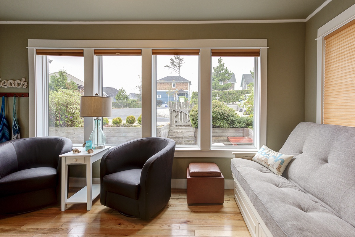 Sun porch with full futon