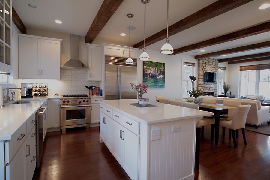 Kitchen, living room open floor plan