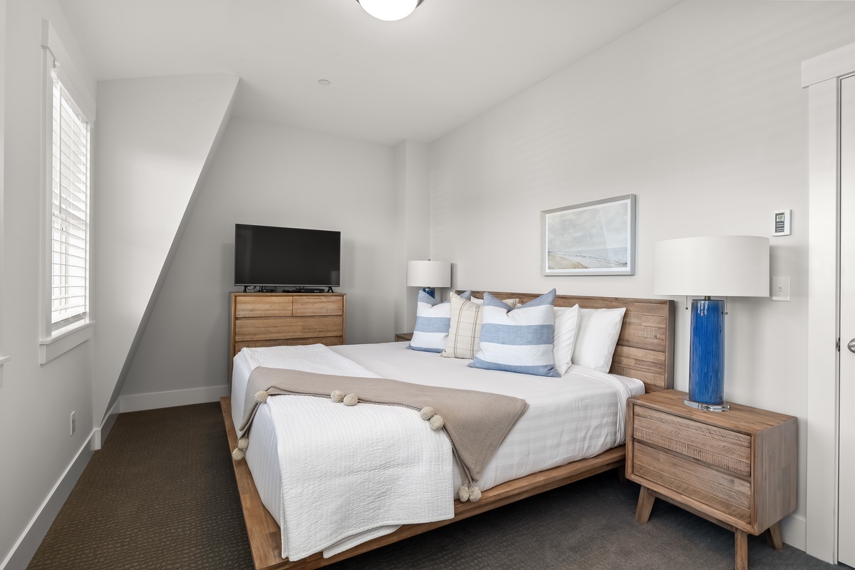 Primary king bedroom is ready for your dreams