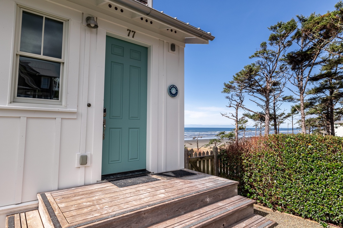 Front Door with Ocean View