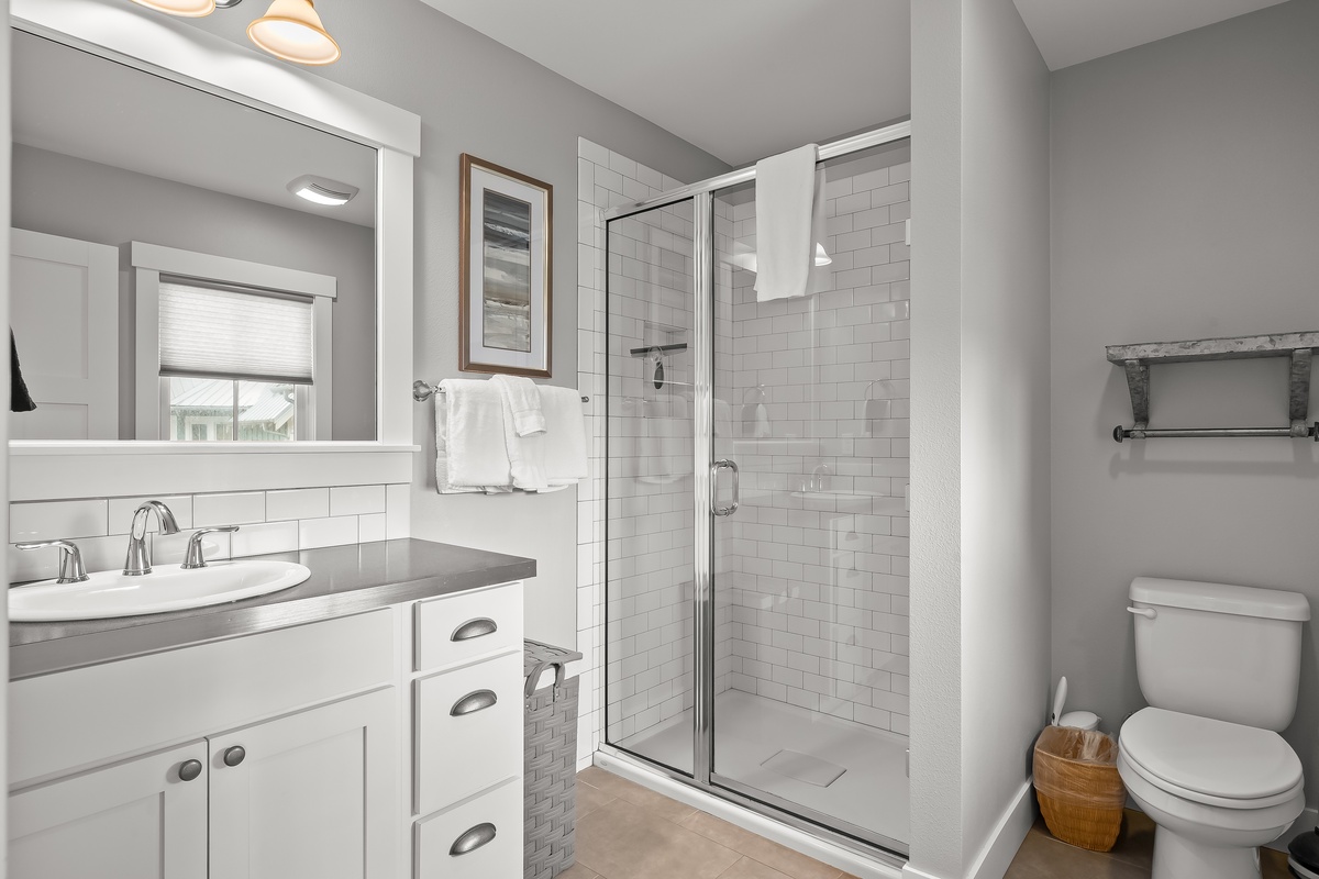 Ensuite bathroom with walk-in shower