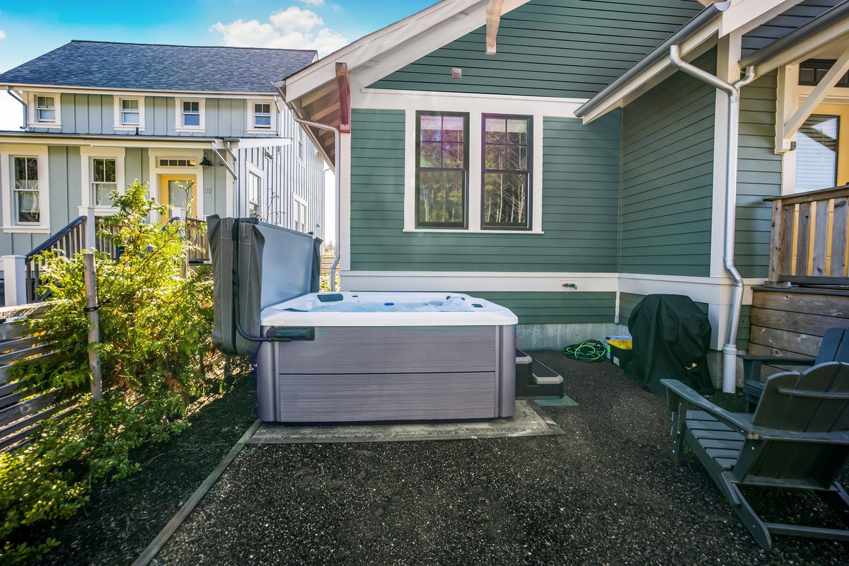 private hot tub