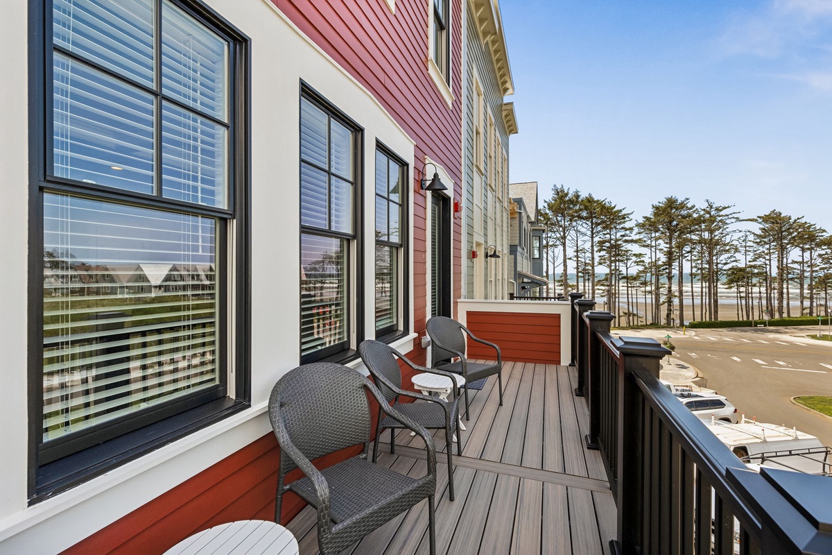 Ocean view balcony