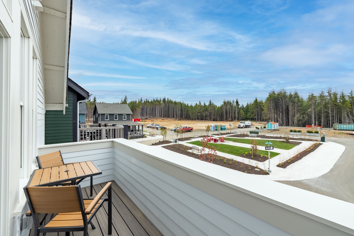 Private deck with Fernwood views