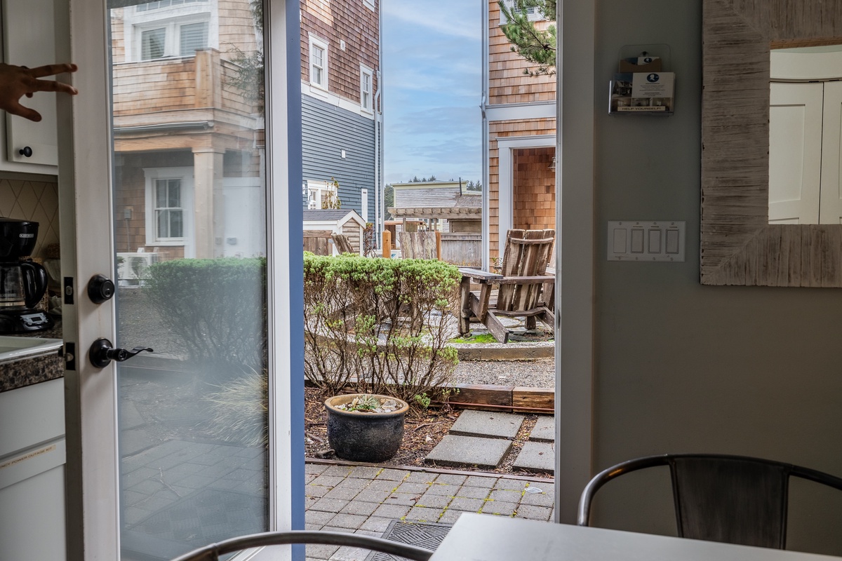 View to courtyard