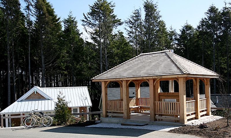 Community Gazebo and firepit	