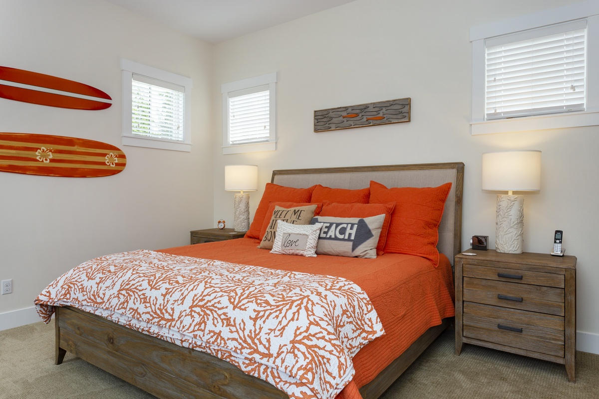 Orange Crush bedroom