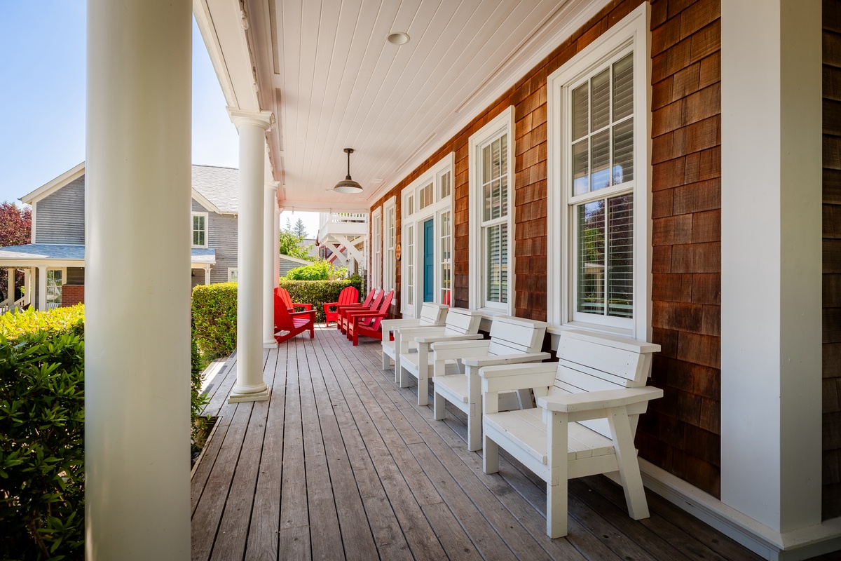 Covered front porch