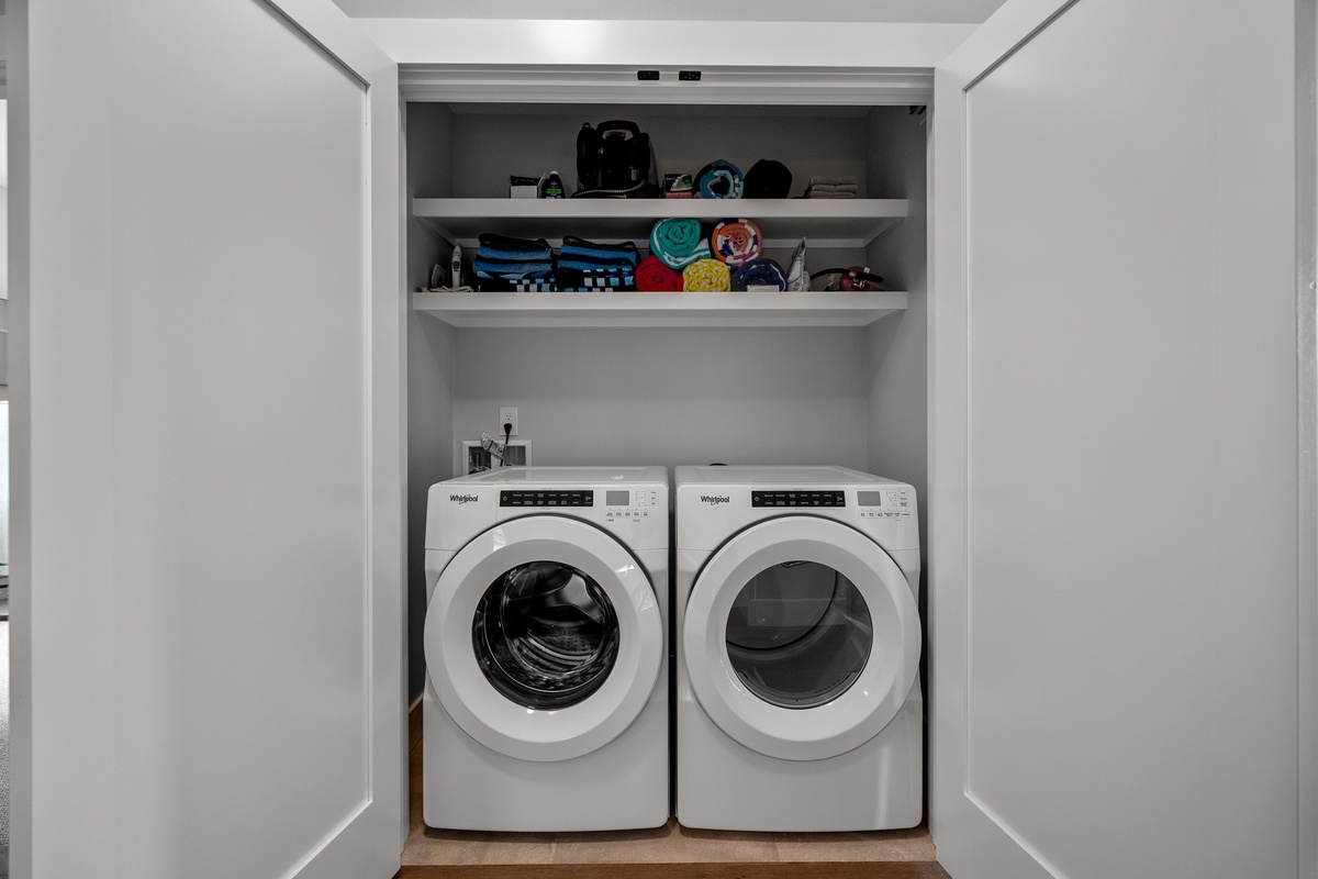 Laundry on second floor