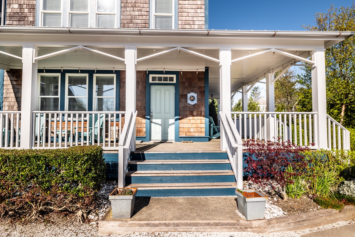 Covered front porch