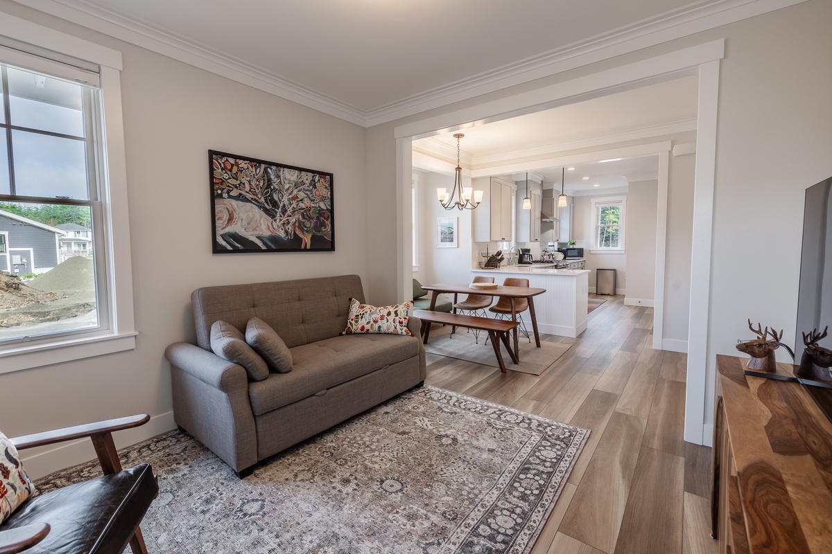 Living room designed for families