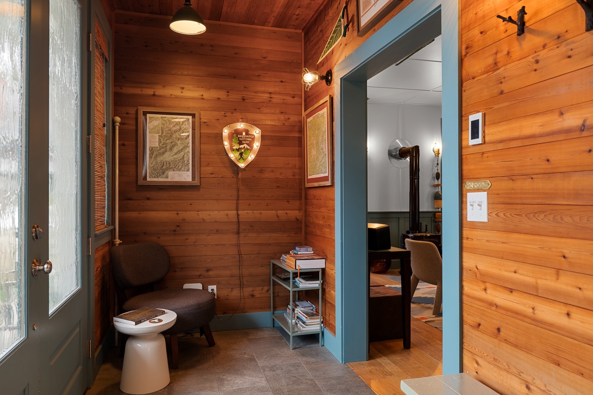 Drop your beach gear in the mudroom