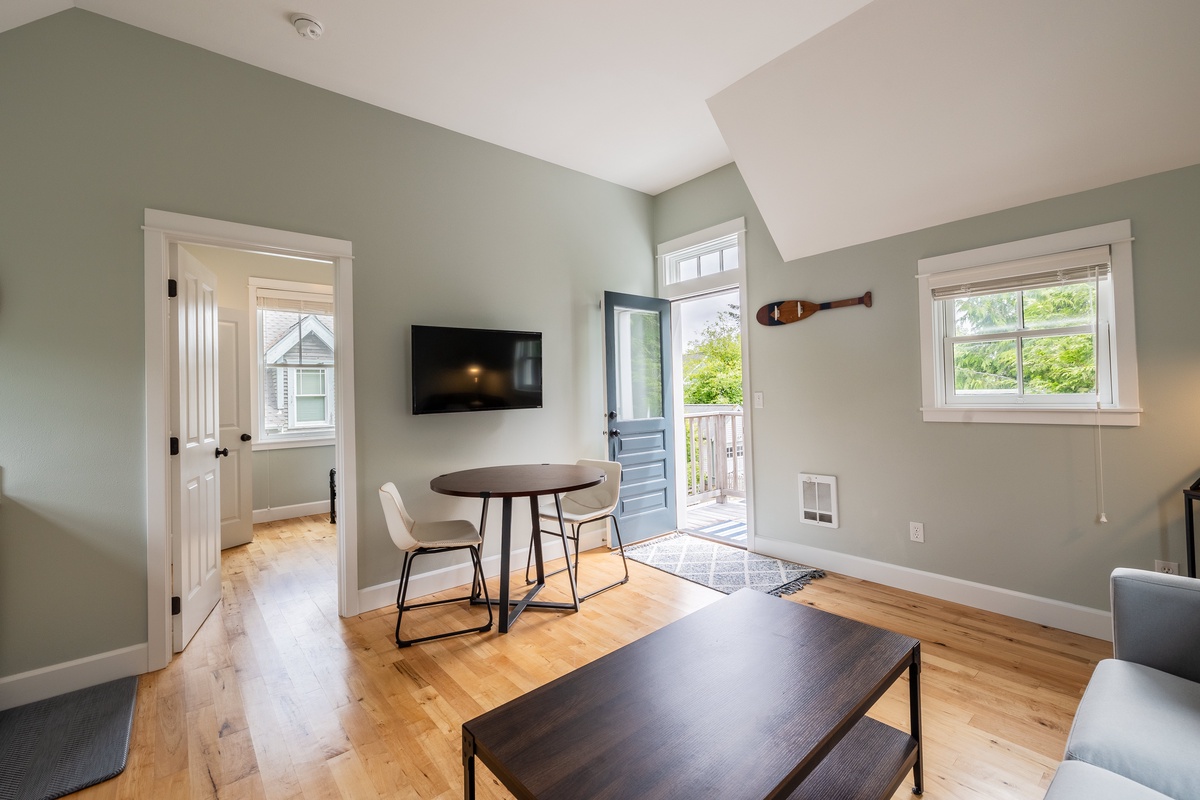 Carriage house living room