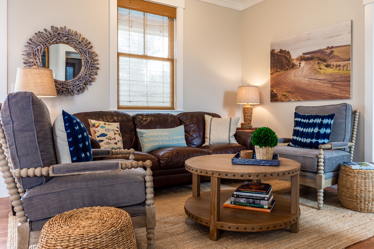 Relax, unwind, and make yourself at home in the inviting living room