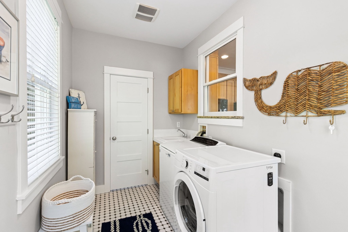 Laundry and mudroom