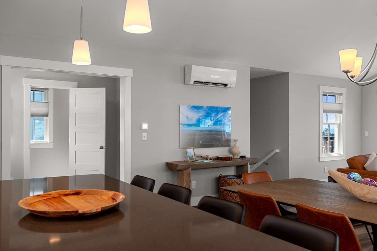 Kitchen island with seating