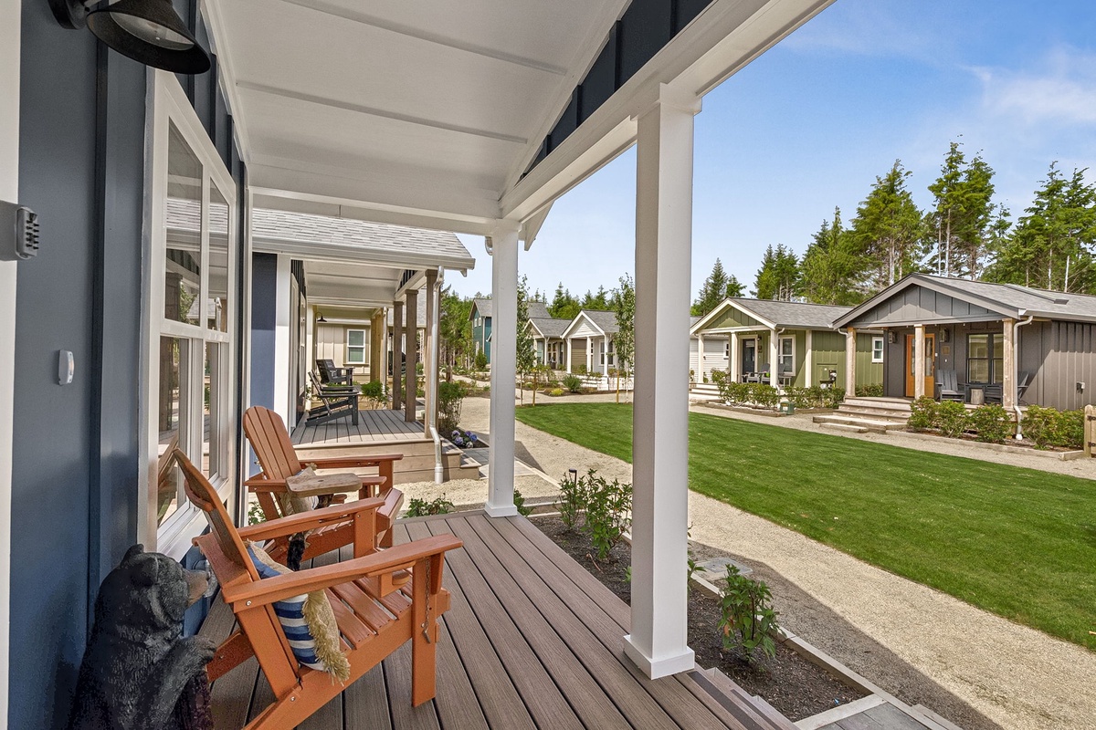 Covered front porch