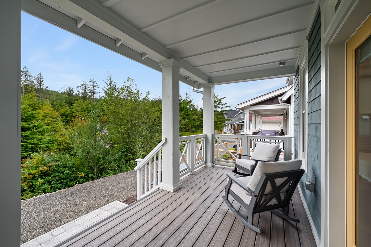 Covered front porch