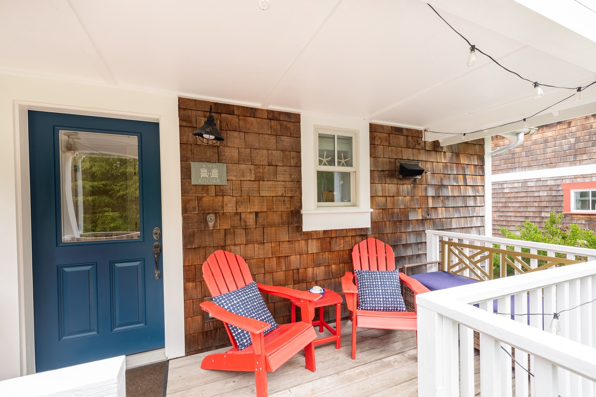 Covered front porch