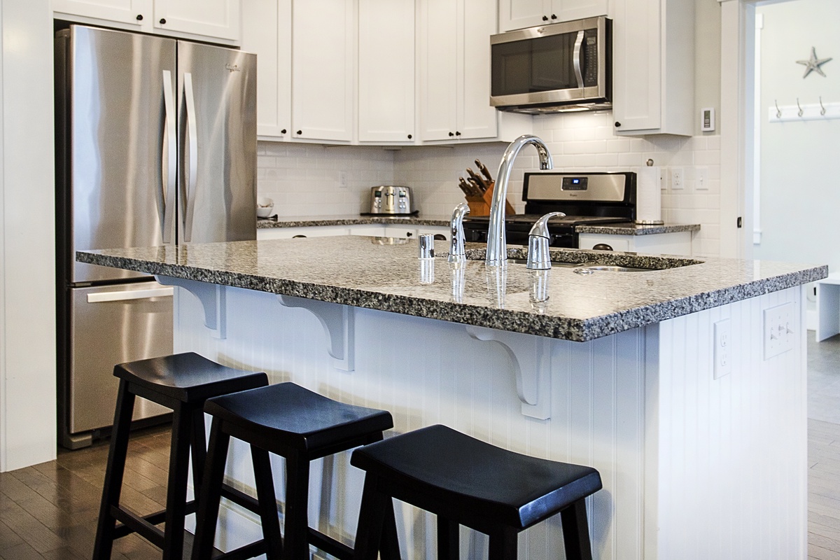 Kitchen with island seating