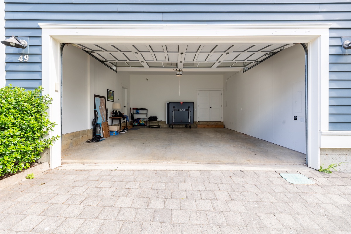 Keep you car out of the rain in the garage