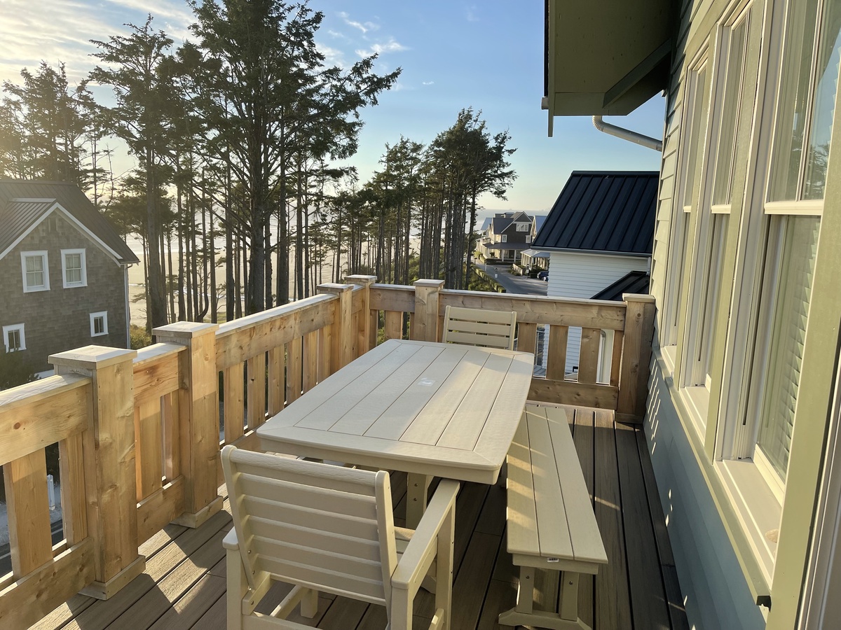 View from top level deck