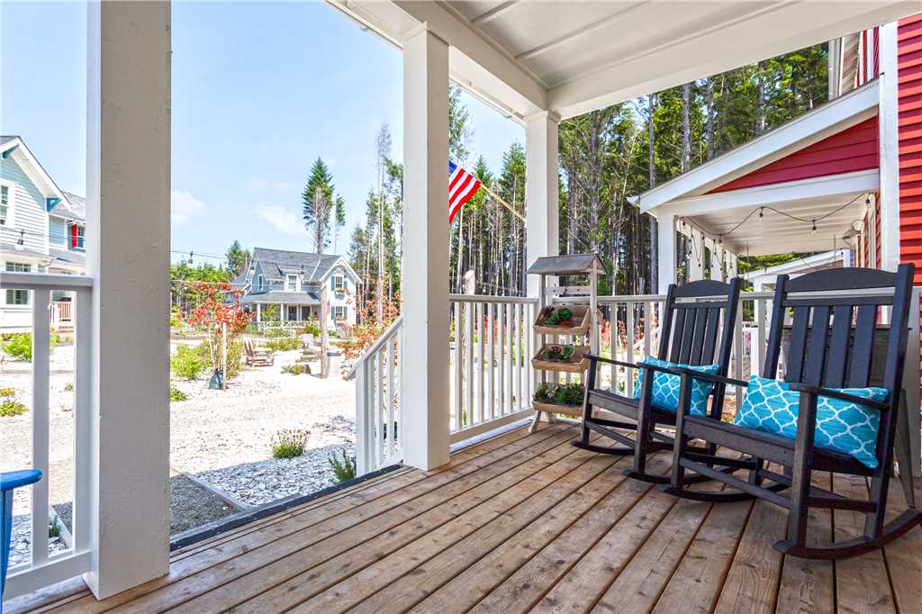 Enjoy the scenery on the covered porch