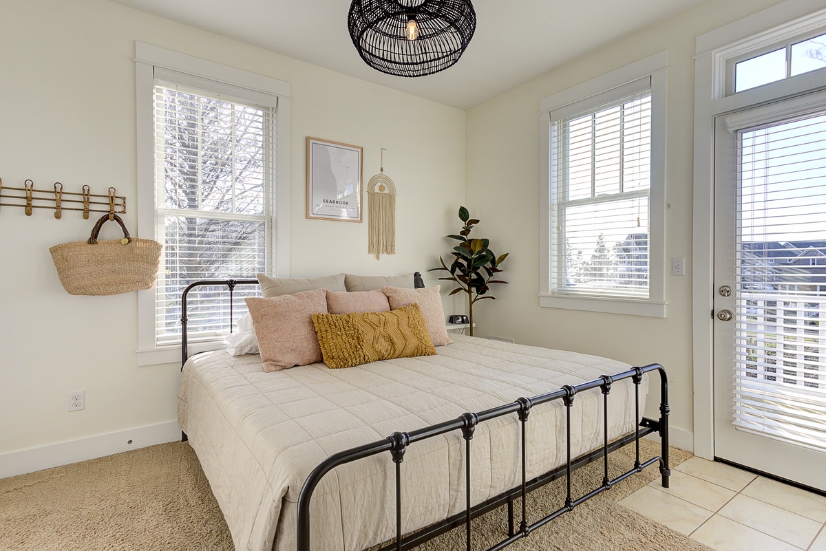 Bedroom with balcony