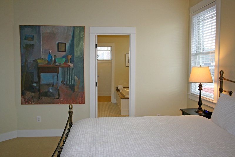 The primary bedroom, including ensuite, makes bedtime more relaxing