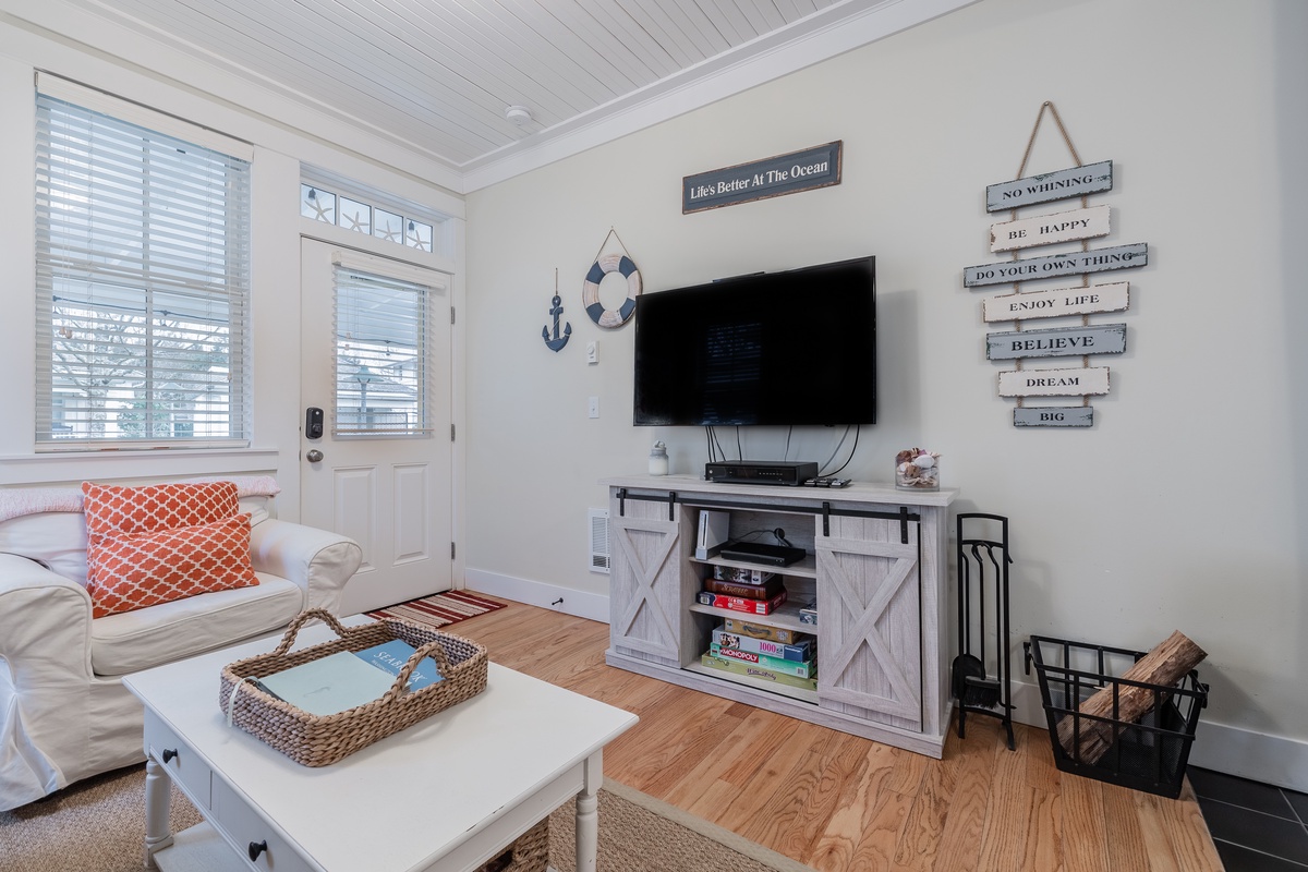 Living room with TV