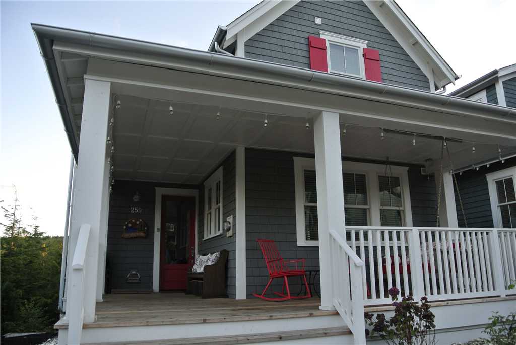 Covered front porch