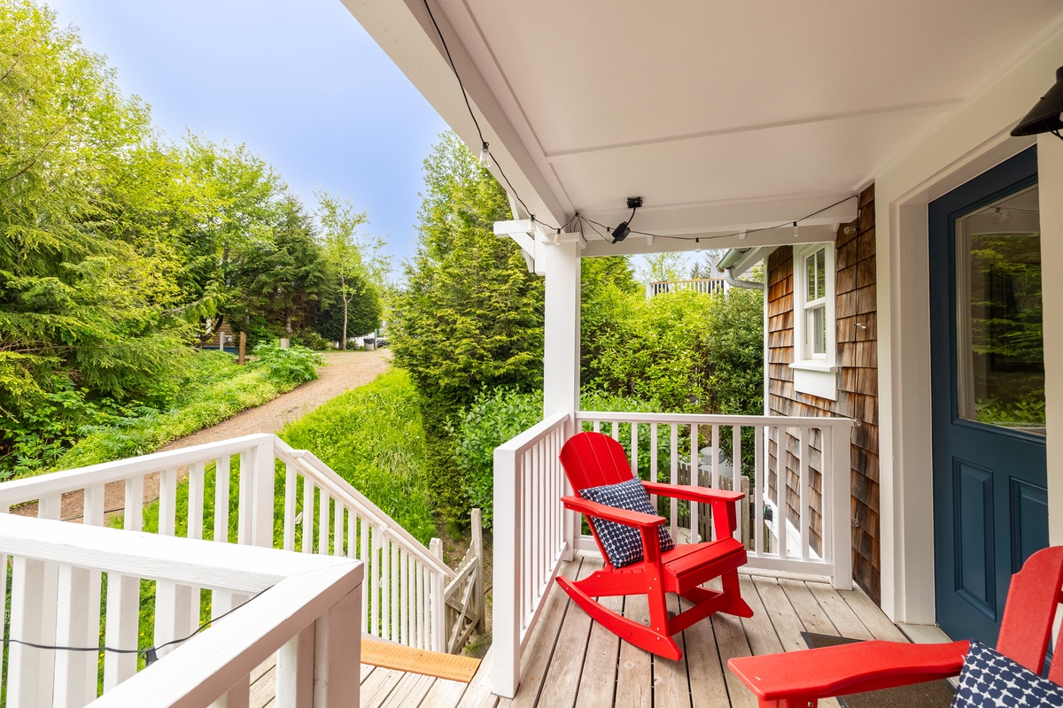 Covered front porch