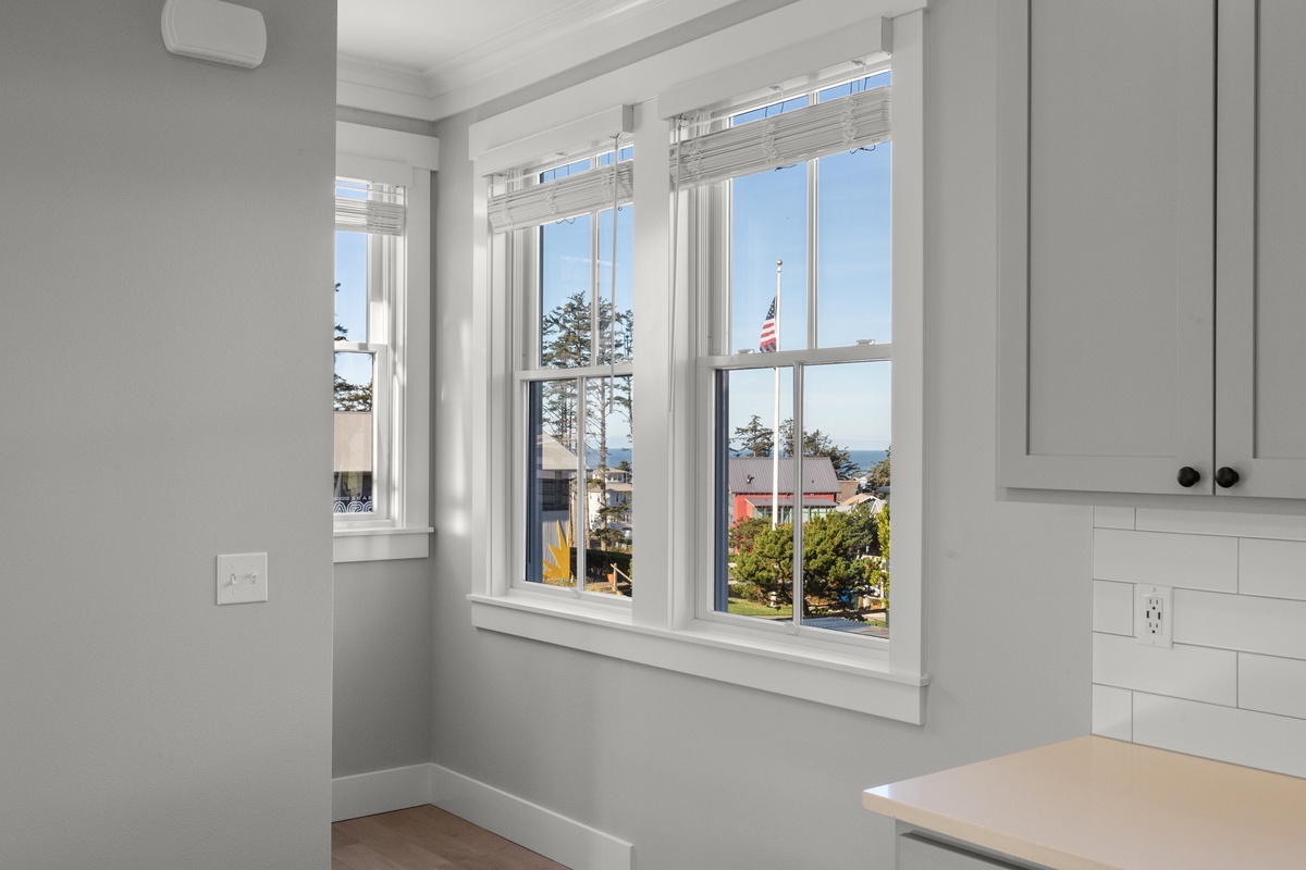 Ocean views on the main floor