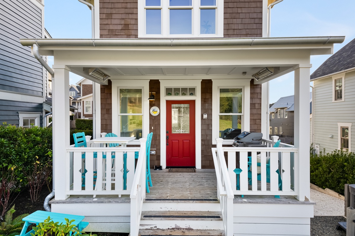 Covered front porch