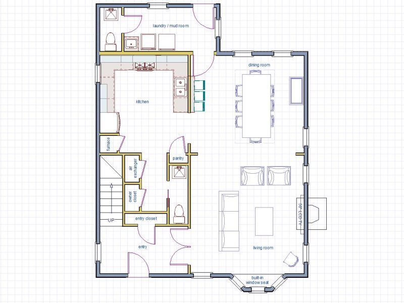 Floor plan, Floor 1