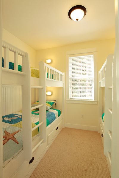 Upper Level - Beachy Bunk Room