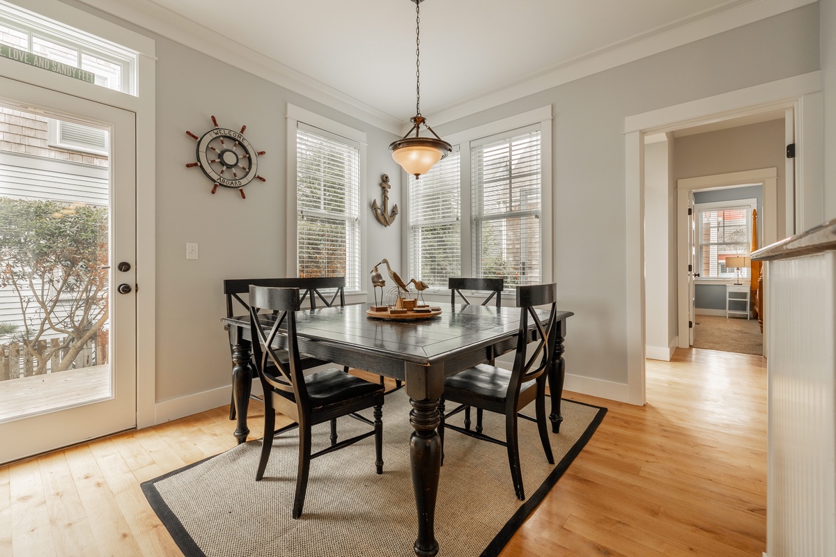 Gather around the dining table for great food and conversation