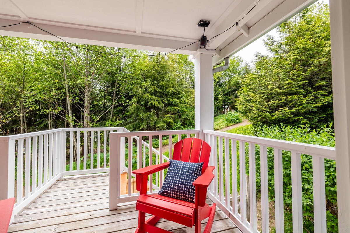 Covered front porch