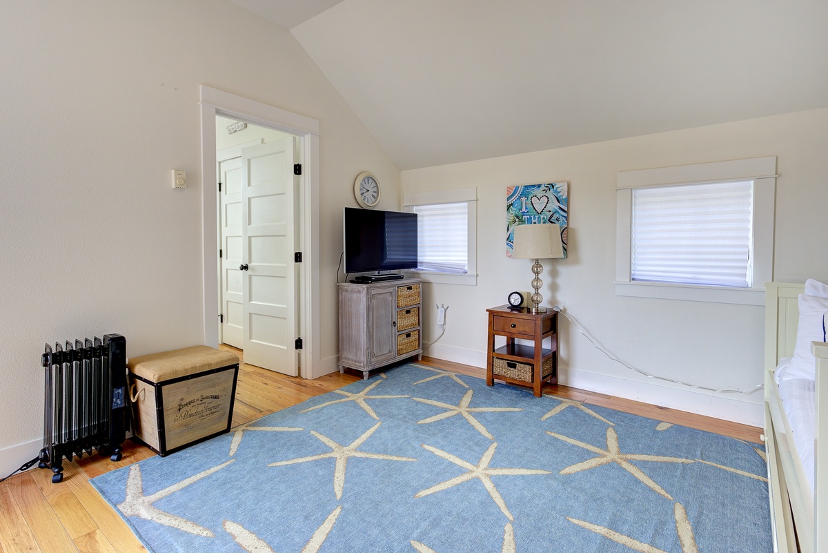 The carriage house offers comfort and privacy
