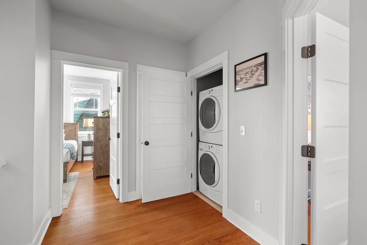 Laundry located on second floor