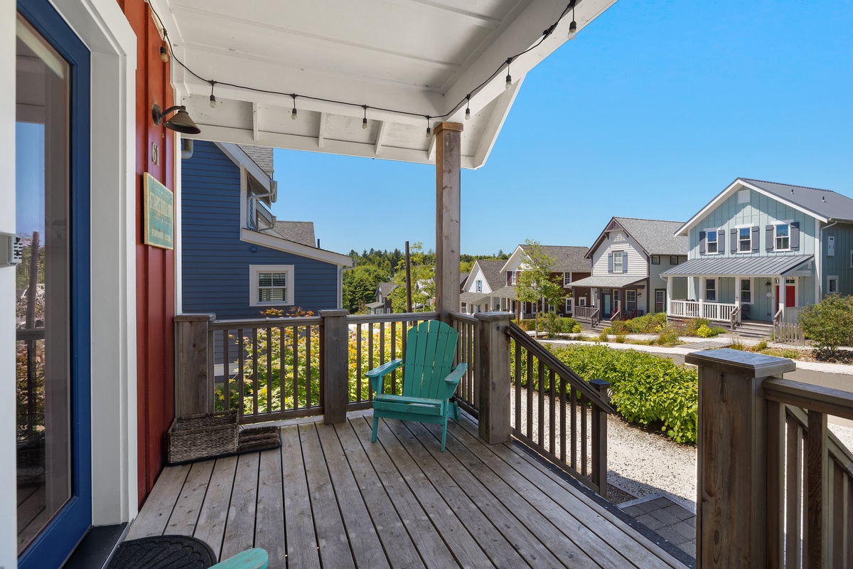 Covered front porch
