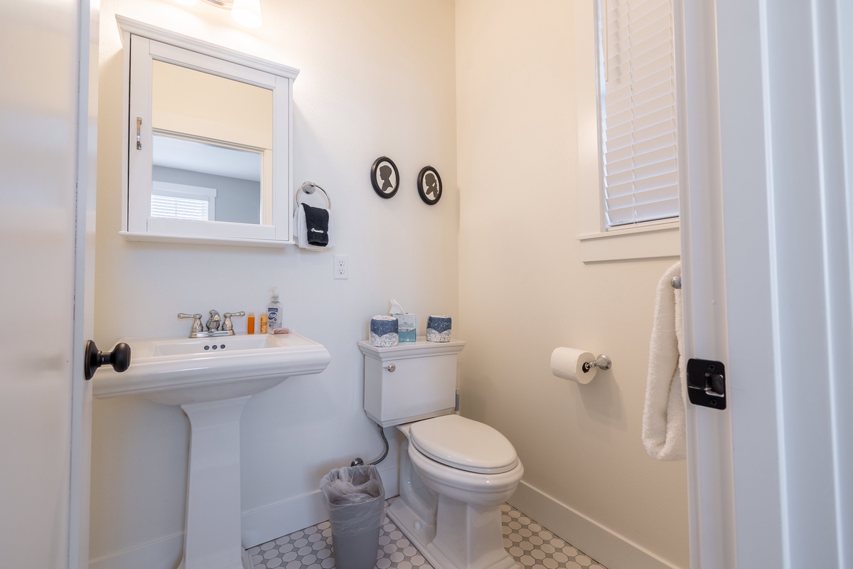 Primary ensuite bathroom with walk-in shower